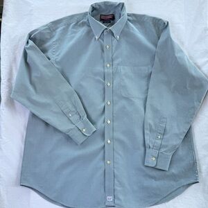 Vineyard Vines Blue Casual Button Down Shirt 100% Cotton Size XXL